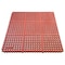 Rhino Mats K-Series Drainage Mat, Rubber, Drainage Holes, 3 ft W x 3 ft L, Terra Cotta K3-3636R - alternate 1